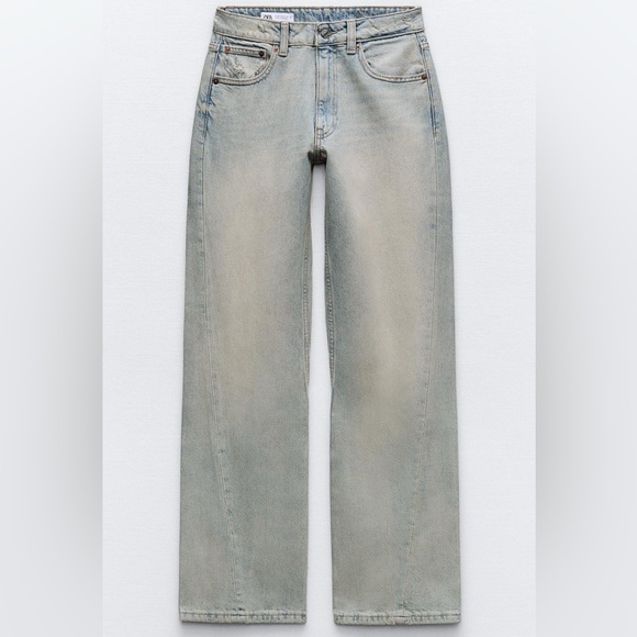 Mid-Rise Boot-Cut Jeans — Size 6, Zara - Picture 7 of 7